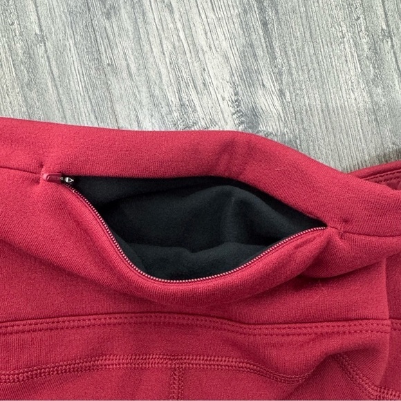 Athleta Altitude Tight in Polartec Power Stretch Red SZ 3X - Picture 7 of 16